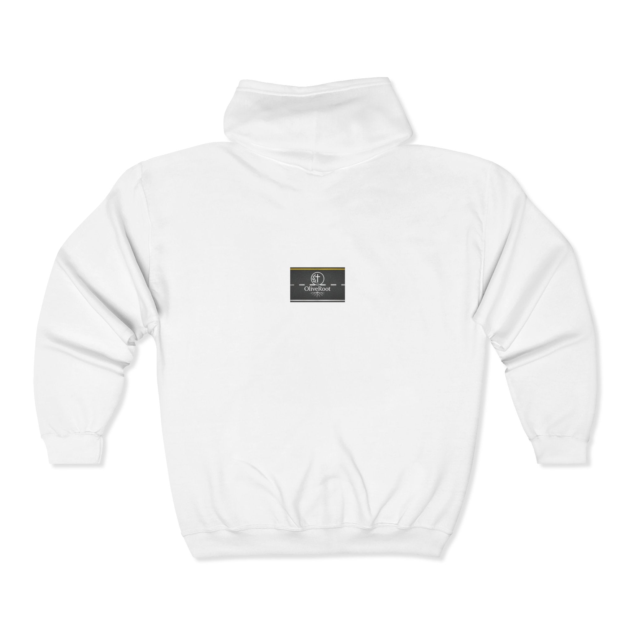 Christian Mission Street Unisex Full Zip Hooded Sweatshirt - Colorful Envelopes Design