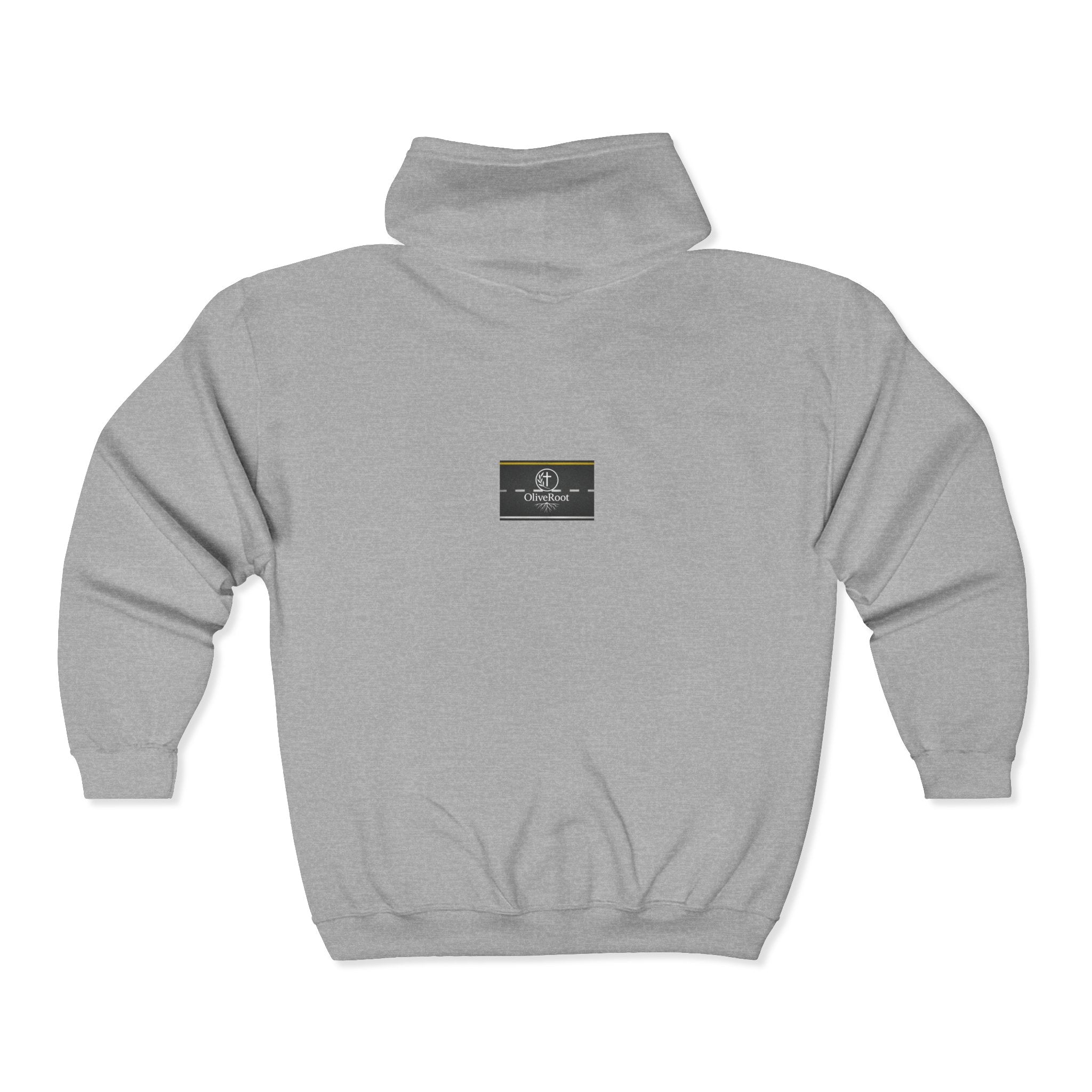 Christian Mission Street Unisex Full Zip Hooded Sweatshirt - Colorful Envelopes Design