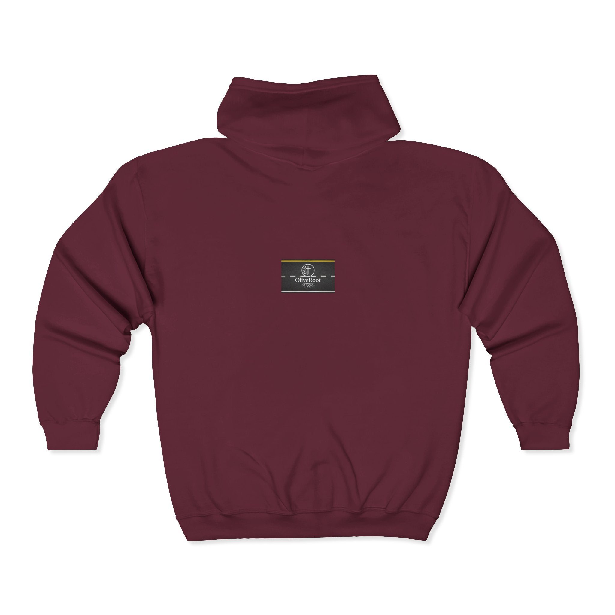 Christian Mission Street Unisex Full Zip Hooded Sweatshirt - Colorful Envelopes Design