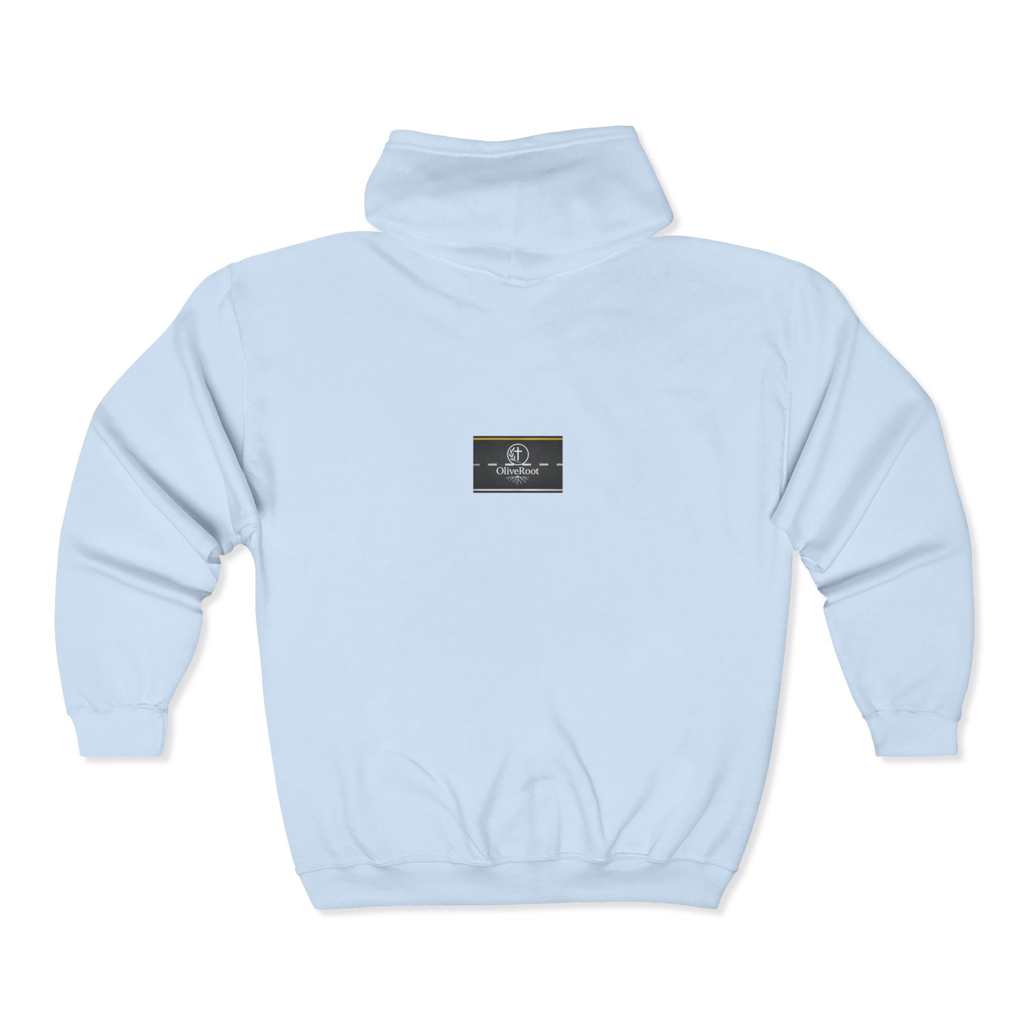 Christian Mission Street Unisex Full Zip Hooded Sweatshirt - Colorful Envelopes Design