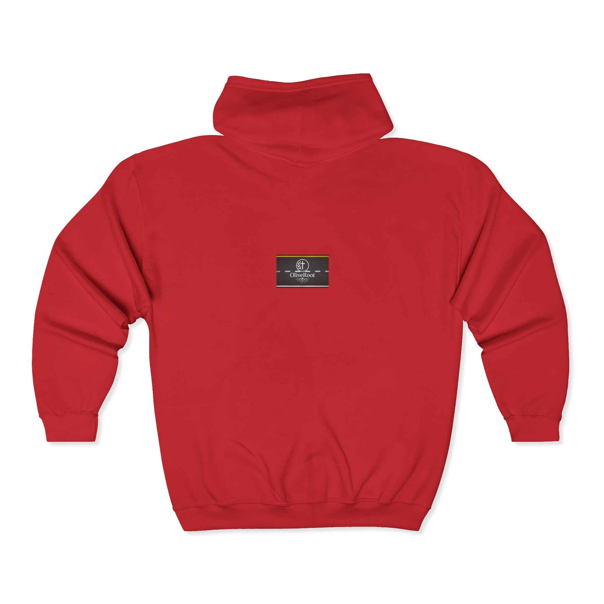 Christian Mission Street Unisex Full Zip Hooded Sweatshirt - Colorful Envelopes Design