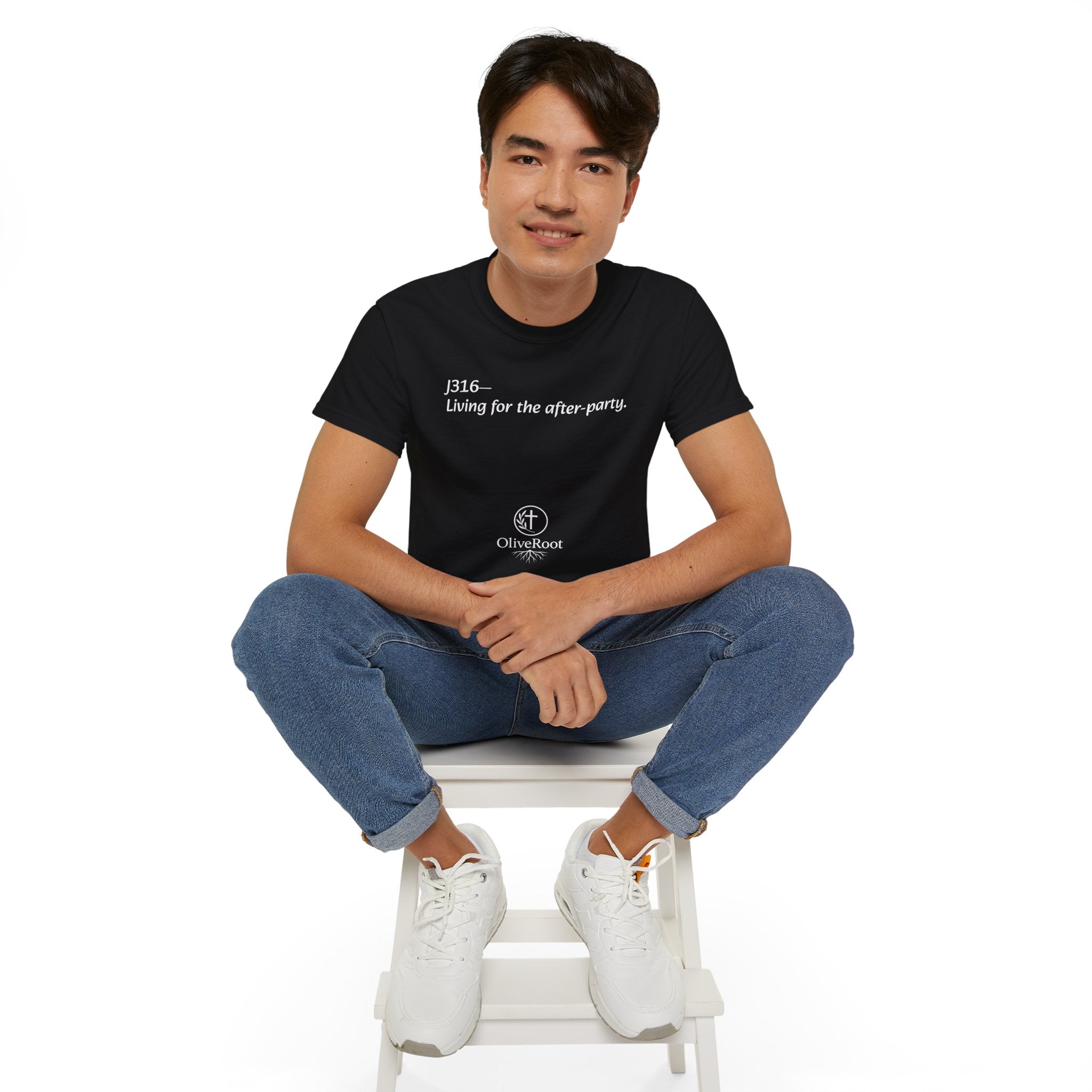 Christian Tee Living for the after-party