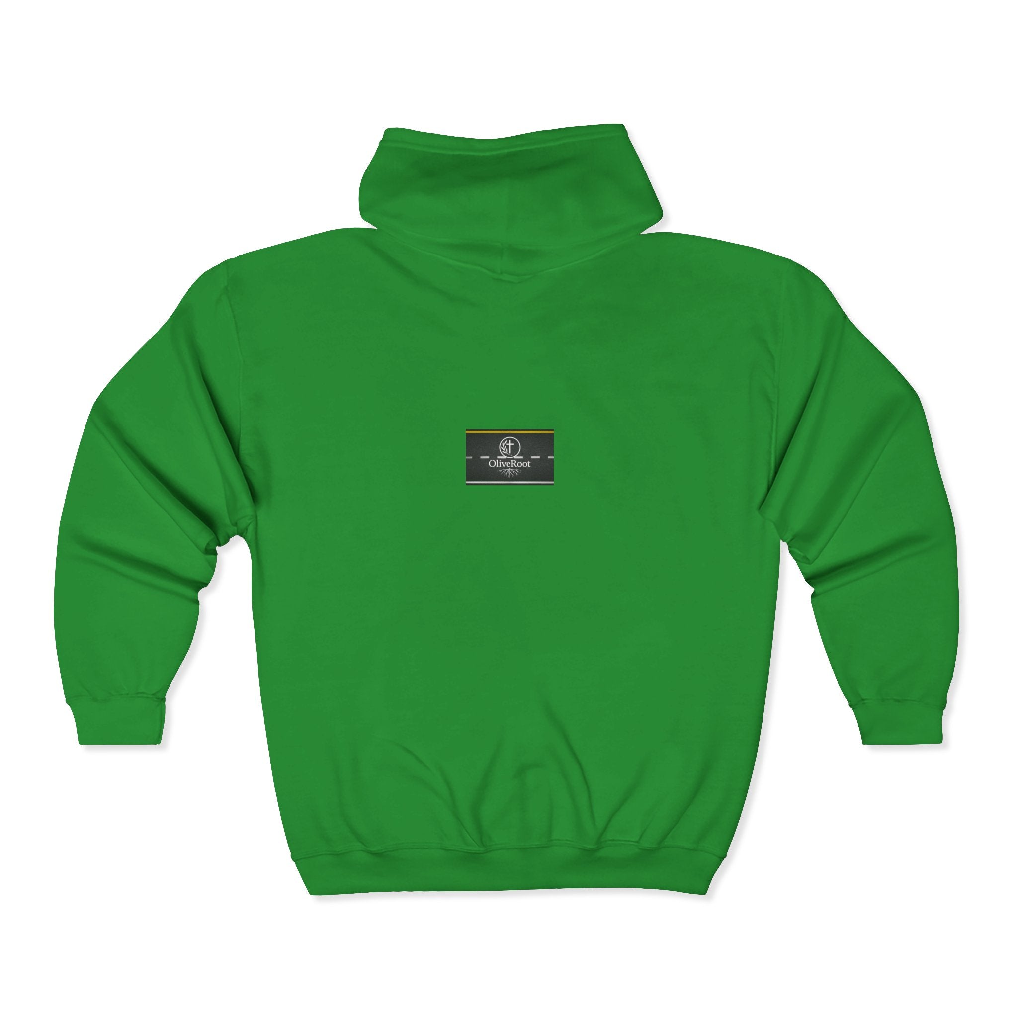 Christian Mission Street Unisex Full Zip Hooded Sweatshirt - Colorful Envelopes Design