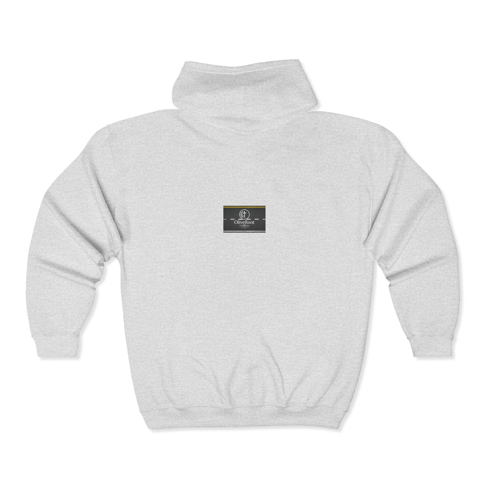 Christian Mission Street Unisex Full Zip Hooded Sweatshirt - Colorful Envelopes Design