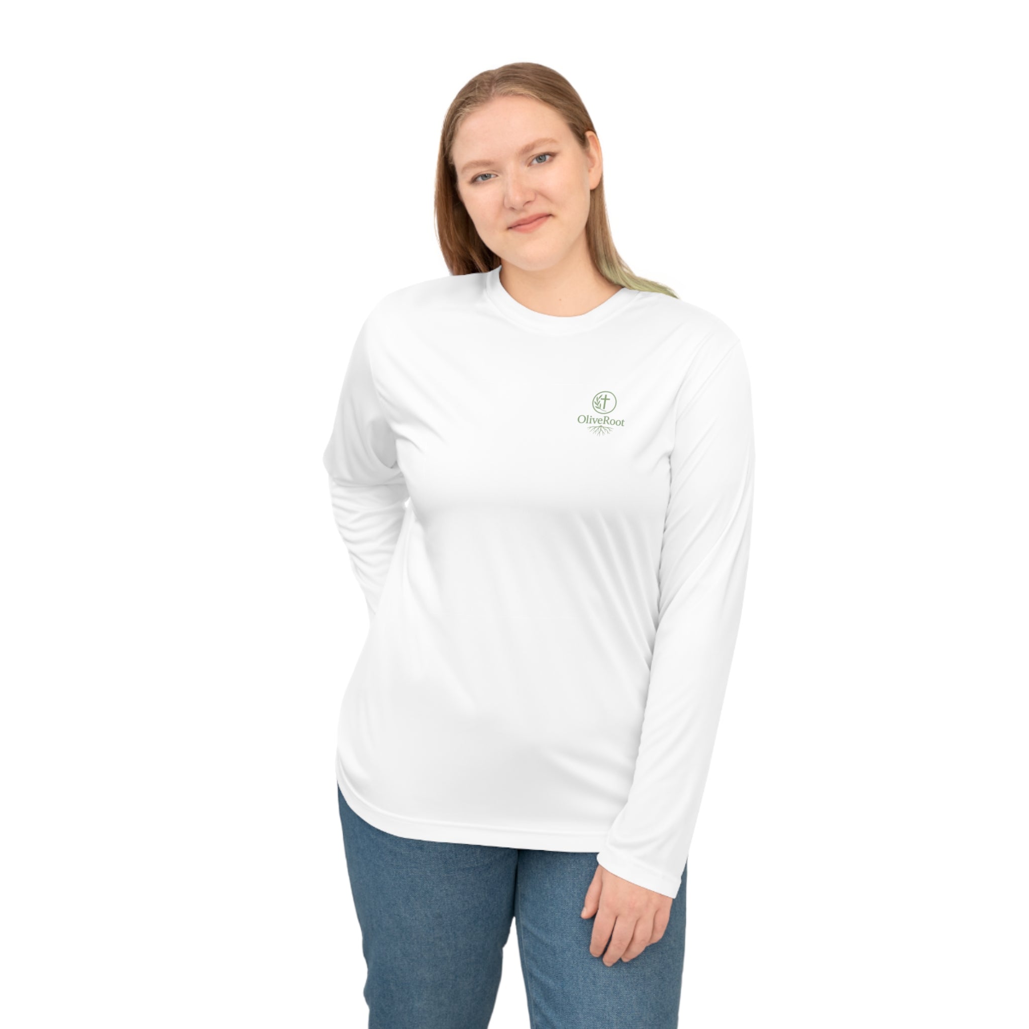 A Revival Begins In Me Unisex Performance Long Sleeve Shirt - White Premium Clean Elegant Design